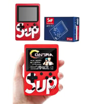 Mey İthalat® Çocuklara Özel Taşınabilir Sup El Atarisi 400 Oyunlu Nostaljik Oyun Konsolu (Krem)