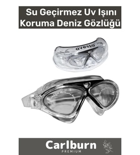 Premium Ayarlanabilir Kayış Su Geçirmez Uv Işın Koruma Yetişkin Plastik Antifog Kutulu Deniz Gözlüğü