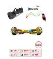 CityMate Elektrikli Kaykay Full Ledli Hoverboard Bluetooth Hoparlörlü 6.5 Inch Çanta Hediyeli D21