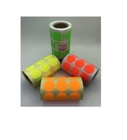 1000'li Neon Etiket Sarı 30 mm
