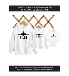 Baba Oğul Kız Pilot Co-Pilot(TEK ÜRÜN FİYATIDIR KOMBİN YAPMAK İÇİN EN AZ 2 ADET SEPETE EKLEYİNİZ)