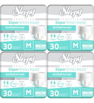 Sleepy Hasta Bezi Yetişkin Emici Külot M - Orta - Medium 120 Adet (4PK*30)