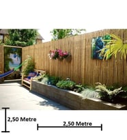 Bambu Kamış Hasır 2,50 Metre x 2,50 Metre