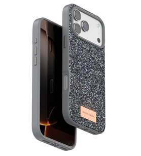 Onegif Apple iPhone 17 Pro Max Bright Simli Kapak - Gümüş