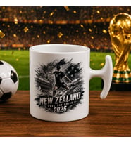 BK Gift Yeni Zenlanda Taraftar Temalı 2026 Dünya Kupası Tasarımlı Hammer Kupa Bardak