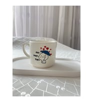Esprili Kupa Bardak Çay Kahve Fincanı 200 ml