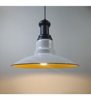 RİOLİGHT RETRO TEKLİ METAL SARKIT AVİZE ÇAP: 30CM (Siyah)