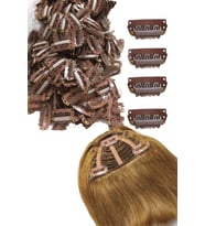 Prodiva Peruk, Çıtçıt, Postiş, Yarımay, Kahkül Küçük Klipsler 125 Adet/ 100 Gr  Kahverengi Paket