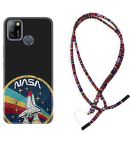 INFINIX Smart 4 5 6 Zero 8 S5 Pro Kılıf Boyun Asklı Rasta Silikon Nasa 1326