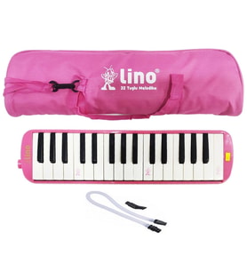 LİNO MELODİKA 32 TUŞLU BEZ ÇANTA PEMBE