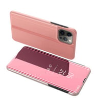Apple iPhone 11 Pro Uyumlu Aynalı Kapaklı Lüx Kılıf (Rose - Gold)