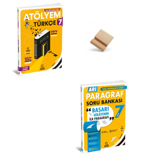 Arı 7. Sınıf 2027 Maarif Türkçe Paragraf Soru Bankası ve Türkçe Atölyem + Telefon Standı