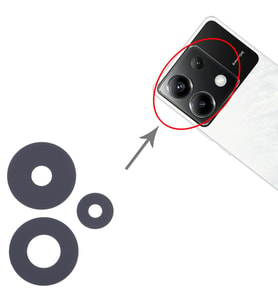 Xiaomi Uyumlu Poco X6 Kamera Lensi Cam 23122PCD1G, 23122PCD1I