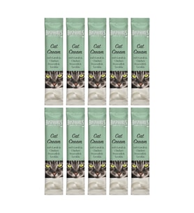 Kuzu Etli ve Tavuklu Kedi Kreması 15 g x 10 Adet