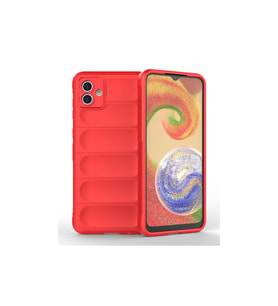 Samsung Galaxy A04e Kılıf Optimum Silikon - Kırmızı