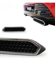 Renault Clio Egzos Çerçevesi - Krom/Plastik (2 Parça)  2012-2019 Arası, HB