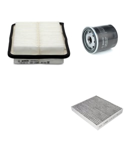 Bosch Filtre Bakım Seti Toyota Auris 1.6 Benzin 2007-2008 Hava + Yağ F. + Polen Filtre Bosch
