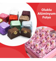 Oluklu Alüminyum Çikolota Folyosu 5 Adet