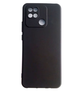 Xiaomi Redmi 10C Ruber Case Yumuşak Slikon Kılıf (Siyah)