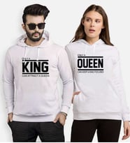 Tshirthane Onlya King Onlya Queen Sevgili Kombinleri Kapüşonlu Kombini (Tek Ürün Fiyatıdır.)