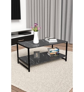 Modern Şık Orta Sehpa Metal Çerçeve Dayanıklı Minimalist Fonksiyonel