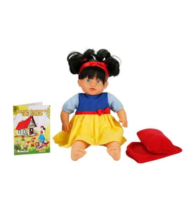 Nessiworld Bebelou Uykudan Önce Bebeği Masal Anlatan Pamuk Prenses ve Yedi Cüceler 40 cm.