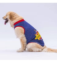 Pawstar Navy Blue Summer Time Büyük T-shirt 4XLarge  47X55X72 CM