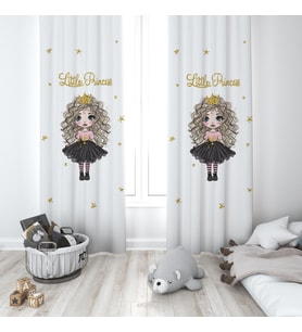 Çocuk Odası Dijital Baskılı 135x260cm Tek Kanat Fon Perde Model 00059