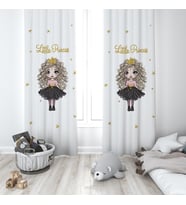 Çocuk Odası Dijital Baskılı 135x260cm Tek Kanat Fon Perde Model 00059