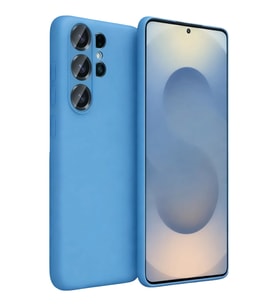 Galaxy S26 Ultra Nano içi Kadife Silikon - Mavi