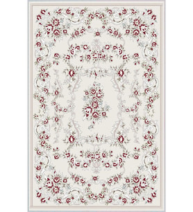 Eliana Home Baskılı, Yıkanabilir Kaymaz Taban Salon Halısı LNA0168-SD478 100x150 cm (Krem)