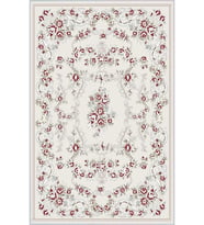 Eliana Home Baskılı, Yıkanabilir Kaymaz Taban Salon Halısı LNA0168-SD478 100x150 cm (Krem)