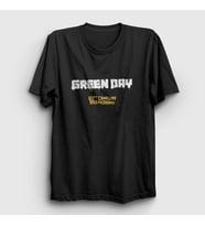 Presmono Unisex Siyah Breakdown Green Day T-Shirt 55522tt