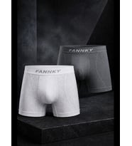 Night Erkek Rahat Esnek Seamless 2 Li Boxer