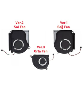 Asus ROG Strix G16 G614JZ-N3006 ile Uyumlu Fan V1 (Sağ Fan)