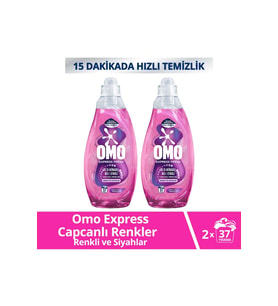 Omo Express Fresh Renkler Renkli Ve Siyahlar Sıvı amaşır Deterjanı 1480 ml X2