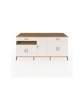 Kronos Konsol 5 Raflı 2 Çekmeceli 5 Kapaklı 220x59x99 Çam-Aytaşı/Aytaşı