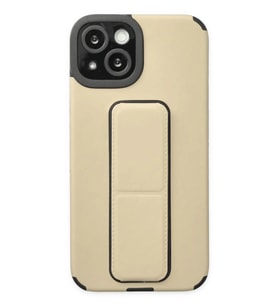 Newface Apple iPhone 14 Plus Kılıf Mega Standlı Silikon - Gold