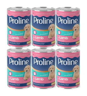 Proline Kuzu Etli Yavru Köpek Konservesi 400 Gr*6 Adet (Kahverengi)