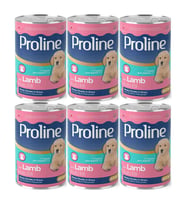 Proline Kuzu Etli Yavru Köpek Konservesi 400 Gr*6 Adet (Kahverengi)