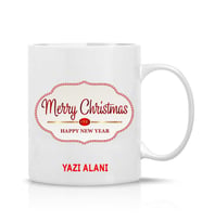Yılbaşı Hediyesi Yeni yıl Hediyesi Çay Kahve Kupa Bardak-Happy christmas-Mutlu yıllar-2024-029