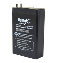 Lightex LT-418 4V 1.8Ah Bakımsız Işıldak Aküsü (Siyah)