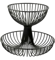 İKİ KATLI MEYVE SEPETİ 30*25CM
