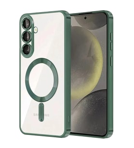 Mey İthalat® Samsung Galaxy S25 FE Kross Magneticsafe Kapak - Koyu Yeşil