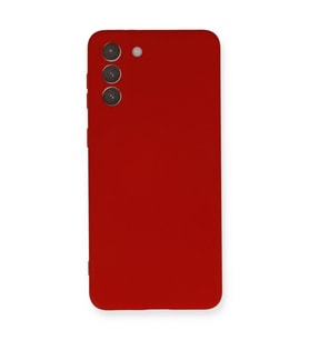 Samsung Galaxy S21 Plus Kılıf Nano İçi Kadife Silikon - Kırmızı