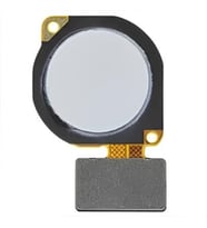 Tkgz Huawei Uyumlu P30 Lite Parmak İzi Okuyucu Flex Beyaz