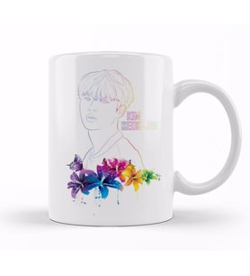 Bts Kim Seokjin Army K pop Kupa Bardak Porselen