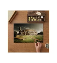Kolezyum Roma Tasarımı 240 parça Ahşap Puzzle Ahşap Kutuda MP03901