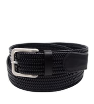 Pierre Cardin Premium Örgü Deri Kemer (En 3,5 cm) PC1712 (Siyah)