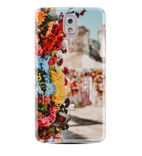 Samsung Note 3 4 5 8 9 20 Ultra 10 Lite Kılıf Desenli Silikon Gerçek Çiçekler 1743